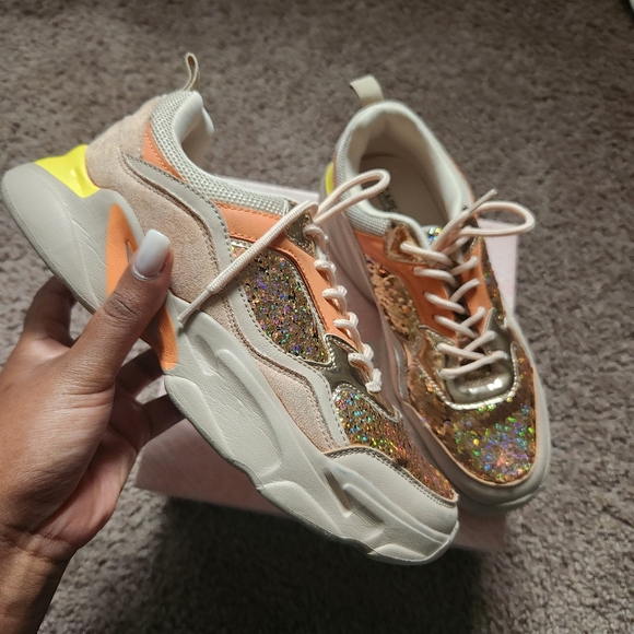 Cape Robbin Shoes - Cape Robbin Sequin Sneakers